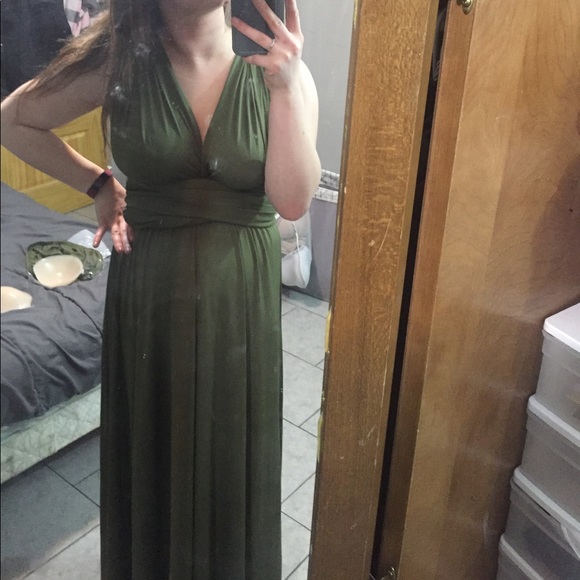 multi way wrap long dress - Picture 4 of 5